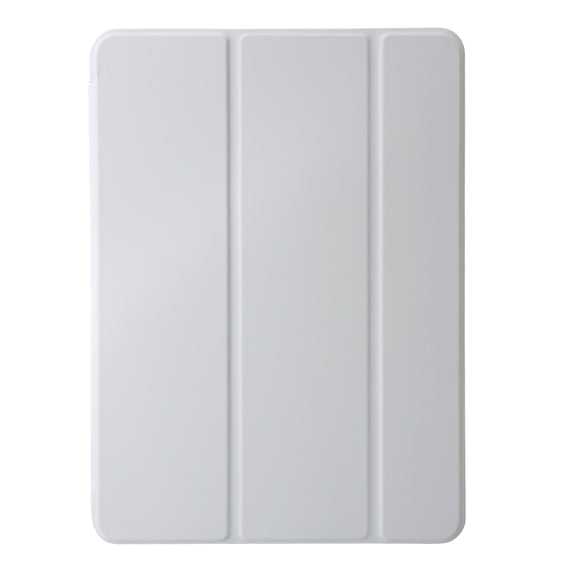 For iPad Air 11 2025 / 2024 Three-fold Holder Flip Tablet Leather Case(Grey)