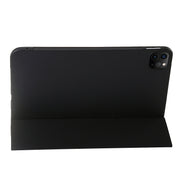 For iPad Pro 11 2024 Three-fold Holder Flip Tablet Leather Case(Black)