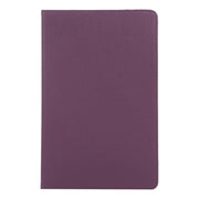 For iPad Pro 13 2024 360 Degree Rotation Litchi Texture Leather Tablet Case with Holder(Purple)