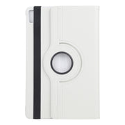 For iPad Pro 13 2024 360 Degree Rotation Litchi Texture Leather Tablet Case with Holder(White)