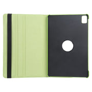 For iPad Pro 13 2024 360 Degree Rotation Litchi Texture Leather Tablet Case with Holder(Green)