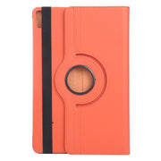 For iPad Air 13 2024 360 Degree Rotation Litchi Texture Leather Tablet Case with Holder(Orange)