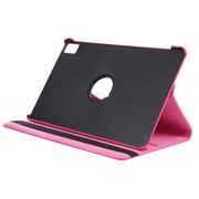 For iPad Air 13 2024 360 Degree Rotation Litchi Texture Leather Tablet Case with Holder(Rose Red)