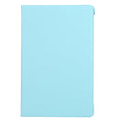 For iPad Air 11 2024 360 Degree Rotation Litchi Texture Leather Tablet Case with Holder(Sky Blue)