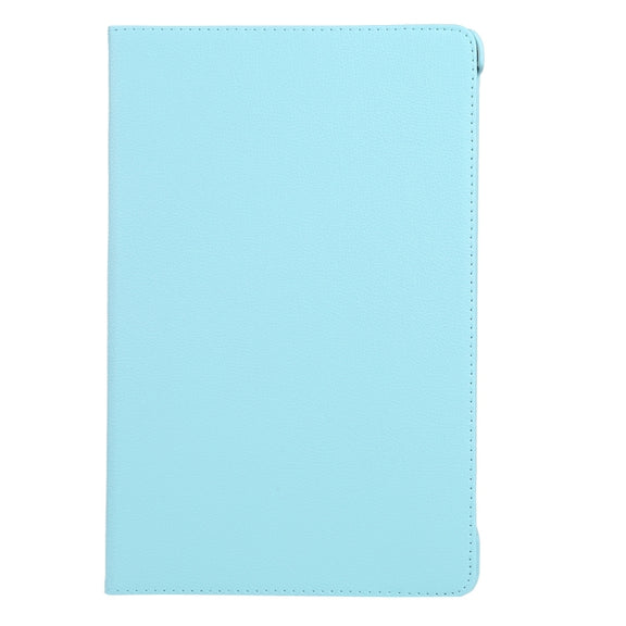 For iPad Air 11 2024 360 Degree Rotation Litchi Texture Leather Tablet Case with Holder(Sky Blue)