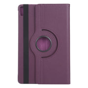 For iPad Pro 11 2024 360 Degree Rotation Litchi Texture Leather Tablet Case with Holder(Purple)