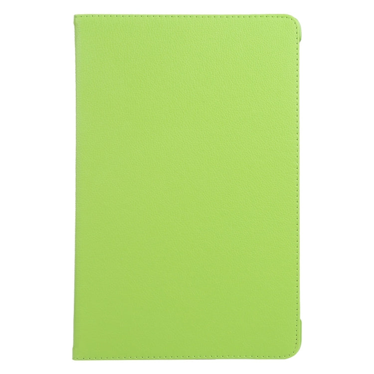 For iPad Pro 11 2024 360 Degree Rotation Litchi Texture Leather Tablet Case with Holder(Green)