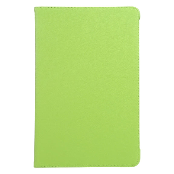 For iPad Pro 11 2024 360 Degree Rotation Litchi Texture Leather Tablet Case with Holder(Green)