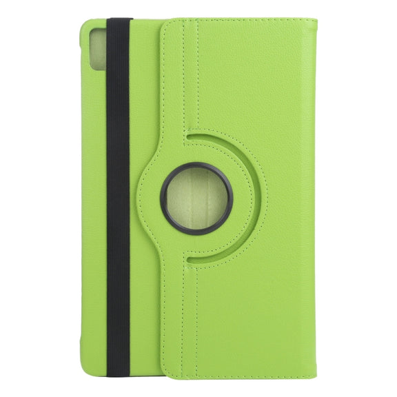 For iPad Pro 11 2024 360 Degree Rotation Litchi Texture Leather Tablet Case with Holder(Green)