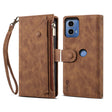 For Motorola Moto G24 Power ESEBLE Retro Frosted RFID Leather Phone Case(Brown) - Motorola Cases by ESEBLE | Online Shopping South Africa | PMC TechLife | Buy Now Pay Later Mobicred
