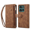 For Motorola Moto G75 5G ESEBLE Retro Frosted RFID Leather Phone Case(Brown) - Motorola Cases by ESEBLE | Online Shopping South Africa | PMC TechLife | Buy Now Pay Later Mobicred