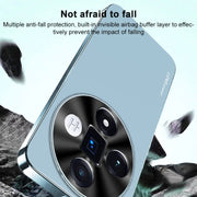 For OPPO Find X7 Ultra AG Frosted Electroplating Acrylic Phone Case(Sierra Blue)