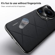 For Huawei Pura 70 Pro / Pro+ Plain Leather PC Phone Case(Brown)