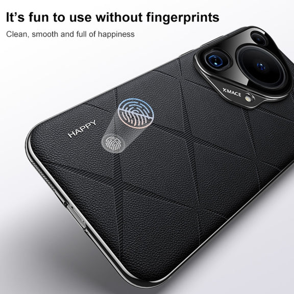 For Huawei Pura 70 Pro / Pro+ Plain Leather PC Phone Case(Brown)
