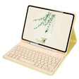 For Xiaomi Pad 6 / Pad 6 Pro 11 inch Round Cap Bluetooth Keyboard Tablet Leather Case with Pen Slot(Yellow) - Others Keyboard by PMC TechLife | Online Shopping South Africa | PMC TechLife | Buy Now Pay Later Mobicred