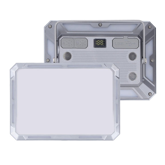 KXK-686 Multifunctional Work Light Portable Floodlight(Metal Silver)