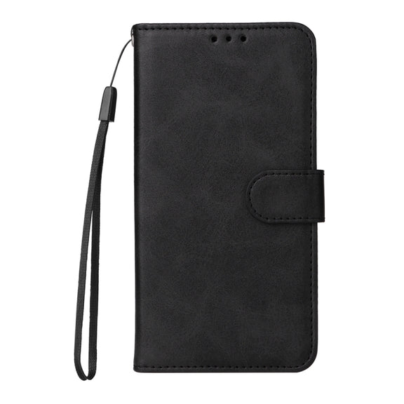 For iPhone 16e Classic Calf Texture Flip Leather Phone Case(Black)
