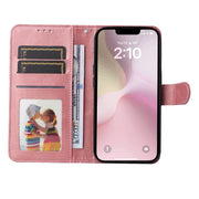 For iPhone 16e Classic Calf Texture Flip Leather Phone Case(Rose Gold)