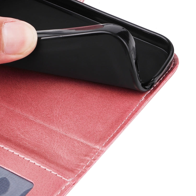 For iPhone 16e Classic Calf Texture Flip Leather Phone Case(Rose Gold)