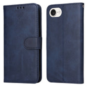 For iPhone 16e Classic Calf Texture Flip Leather Phone Case(Blue)