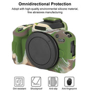 For Canon EOS R100 Glossy Soft Silicone Protective Case(Camouflage)