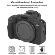 For Canon EOS R100 Glossy Soft Silicone Protective Case(Black)