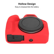 For Canon EOS R100 Glossy Soft Silicone Protective Case(Red)