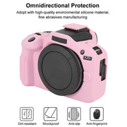 For Canon EOS R100 Glossy Soft Silicone Protective Case(Pink)