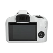 For Canon EOS R100 Glossy Soft Silicone Protective Case(White)