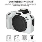 For Canon EOS R100 Glossy Soft Silicone Protective Case(White)