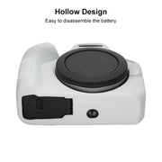 For Canon EOS R100 Glossy Soft Silicone Protective Case(White)