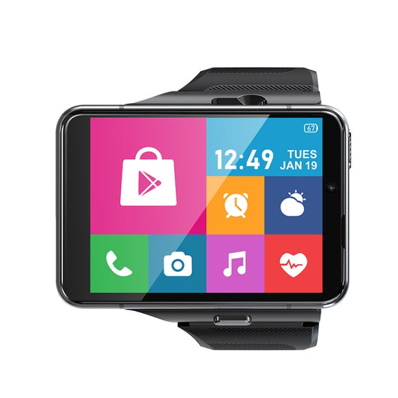 UNIWA DM200, 4GB+64GB, 2.88 inch Android 9.0 Smart Watch Phone, MT6761 Quad Core, Network: 4G(Black)