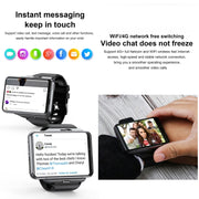 UNIWA DM200, 4GB+64GB, 2.88 inch Android 9.0 Smart Watch Phone, MT6761 Quad Core, Network: 4G(Black)