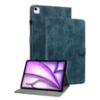 For iPad Air 13 2025 / 2024 Embossed Tiger Pattern Leather Tablet Case(Dark Blue) - iPad Air 13 2025 / 2024 Cases by PMC TechLife | Online Shopping South Africa | PMC TechLife | Buy Now Pay Later Mobicred