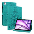 For iPad Air 13 2025 / 2024 Lily Embossed Leather Smart Tablet Case(Green) - iPad Air 13 2025 / 2024 Cases by PMC TechLife | Online Shopping South Africa | PMC TechLife | Buy Now Pay Later Mobicred