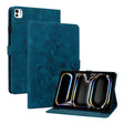 For iPad Pro 11 2024 Lily Embossed Leather Smart Tablet Case(Dark Blue) - iPad Pro 11 2024 Cases by PMC TechLife | Online Shopping South Africa | PMC TechLife | Buy Now Pay Later Mobicred