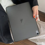 For iPad Pro 13 2024 Skin-feeling Crystal Clear Acrylic Tablet Case(Black)