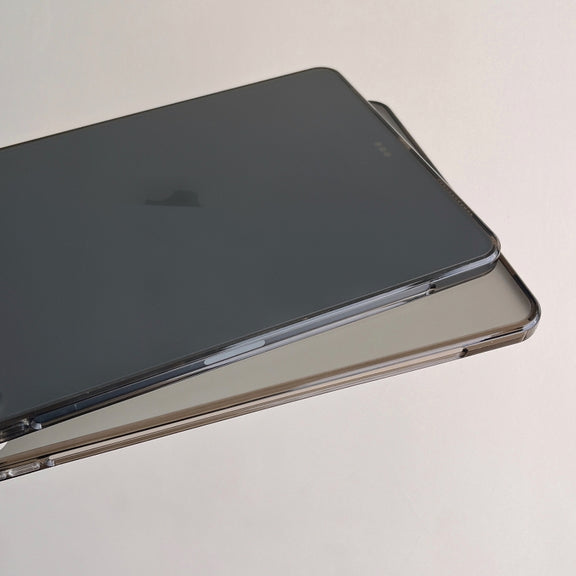 For iPad Pro 13 2024 Skin-feeling Crystal Clear Acrylic Tablet Case(Black)