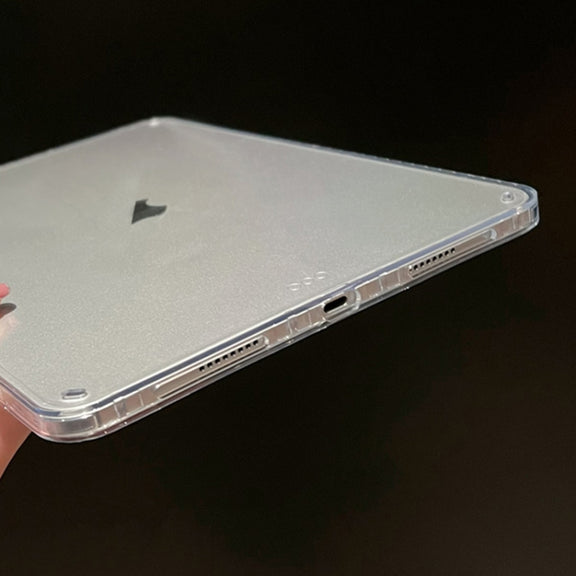 For iPad Pro 11 2024 Suck Pen Clear Acrylic Tablet Case(Transparent)