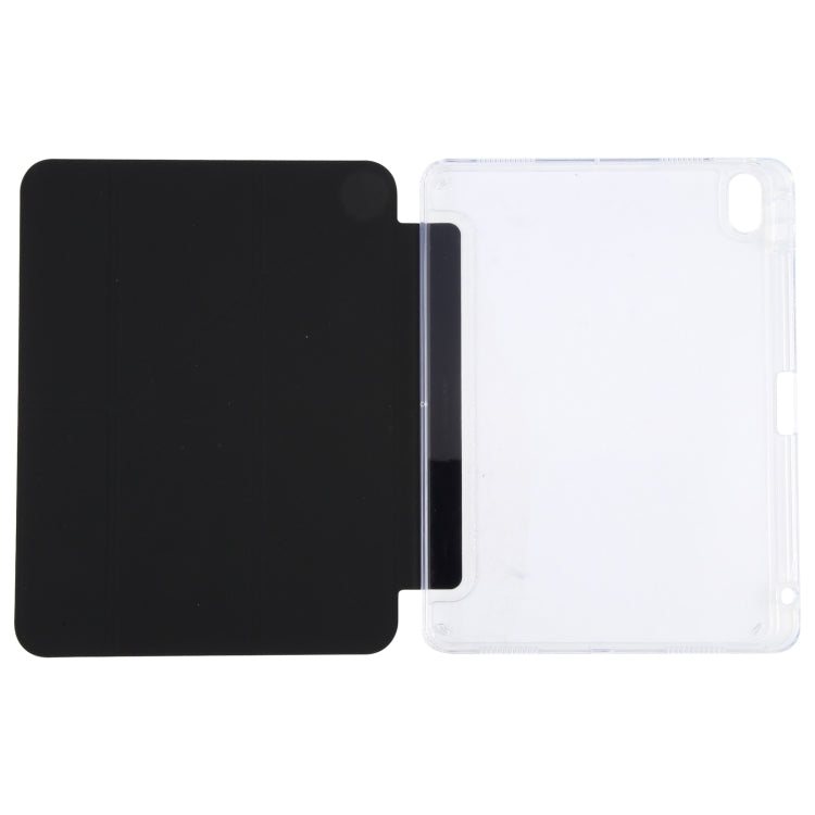For iPad 2025 / 2022 GEBEI Deformation Leather Tablet Case(Black)