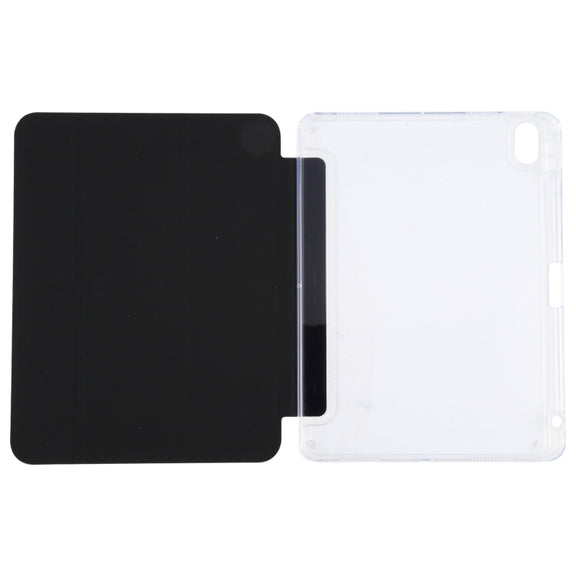 For iPad Air 13 2025 / 2024 / Pro 12.9 GEBEI Deformation Leather Tablet Case(Black)