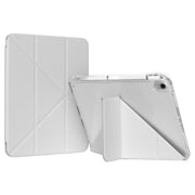 For iPad Air 11 2025 / 2024 / Air 5 / 4 GEBEI Deformation Leather Tablet Case(Grey)