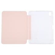 For iPad Pro 11 2024 GEBEI Deformation Leather Tablet Case(Pink)
