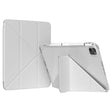 For iPad Pro 13 2024 GEBEI Deformation Leather Tablet Case(Grey) - iPad Pro 13 2024 Cases by GEBEI | Online Shopping South Africa | PMC TechLife | Buy Now Pay Later Mobicred