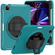 For iPad Pro 11 2024 Spider Wheel Silicone Hybrid PC Tablet Case(Blue) - iPad Pro 11 2024 Cases by PMC TechLife | Online Shopping South Africa | PMC TechLife | Buy Now Pay Later Mobicred