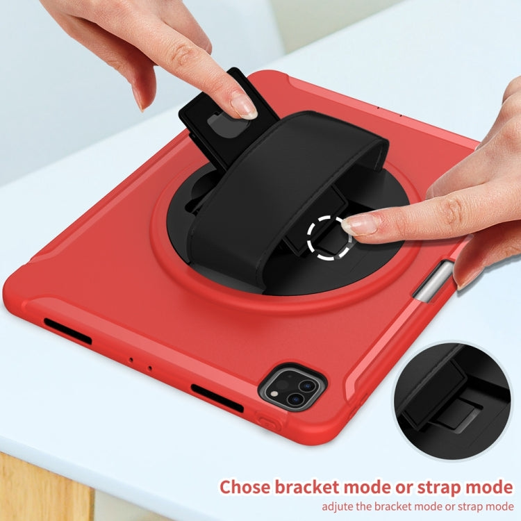 For iPad Air 11 2024 / Air 11 2025 Spider Wheel Silicone Hybrid PC Tablet Case(Red)