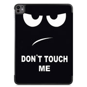 For iPad Pro 13 2024 Custer Painted 3-Fold Holder Smart Leather Tablet Case(Big Eyes ME)
