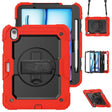 For iPad Air 11 2024 / Air 11 2025 Silicone Hybrid PC Tablet Protective Case(Red+Black) - iPad Air 11 2025 / 2024 Cases by PMC TechLife | Online Shopping South Africa | PMC TechLife | Buy Now Pay Later Mobicred