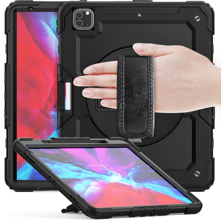 For iPad Pro 13 2024 Silicone Hybrid PC Tablet Protective Case(Black)