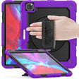 For iPad Pro 13 2024 Silicone + PC Tablet Protective Case(Purple+Black) - iPad Pro 13 2024 Cases by PMC TechLife | Online Shopping South Africa | PMC TechLife | Buy Now Pay Later Mobicred